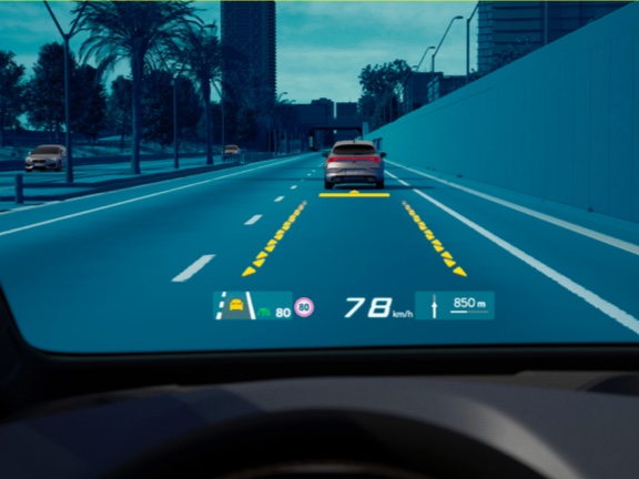 CUPRA Born with augmented reality head-up display in wiper blades