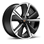 performance 38 18-inch machined alloy wheels in silver and sport black